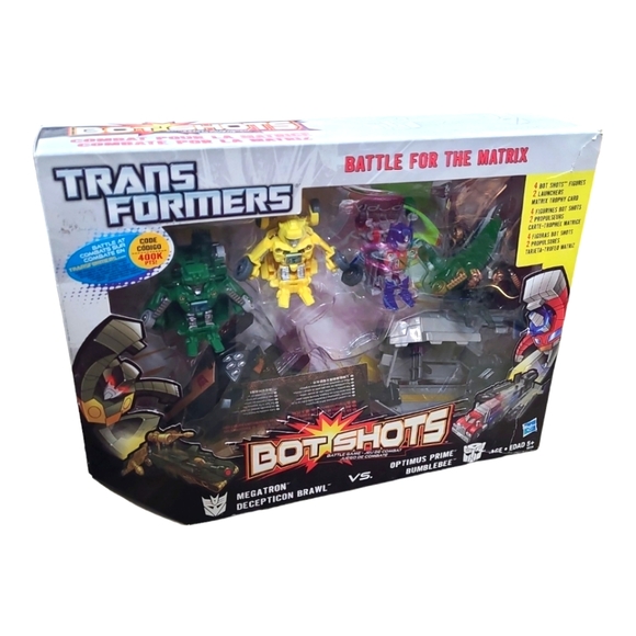 Transformers Bot Shots Battle For The Matrix Optimus Megatron Bee Brawl Launcher - Picture 4 of 10